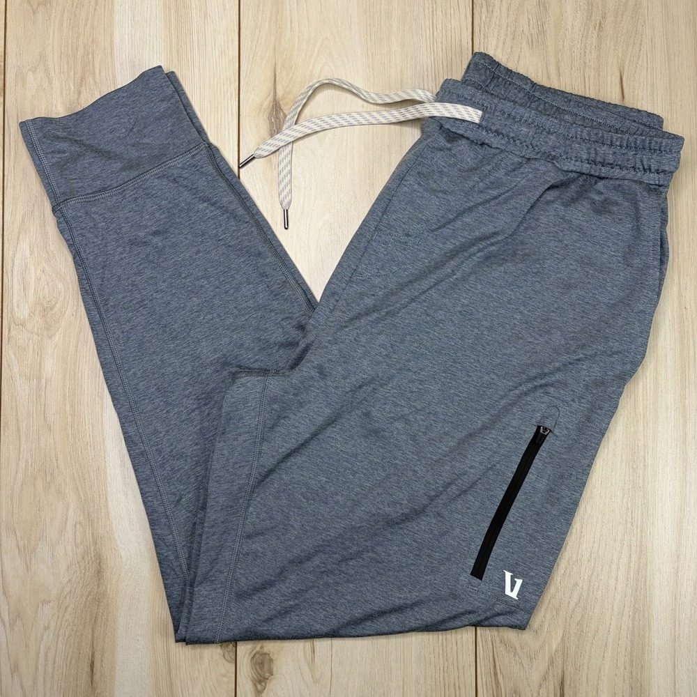 Vuori Charcoal Grey Performance Joggers with Zipper Pocket